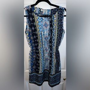 CDC woven mini dress Aztec print